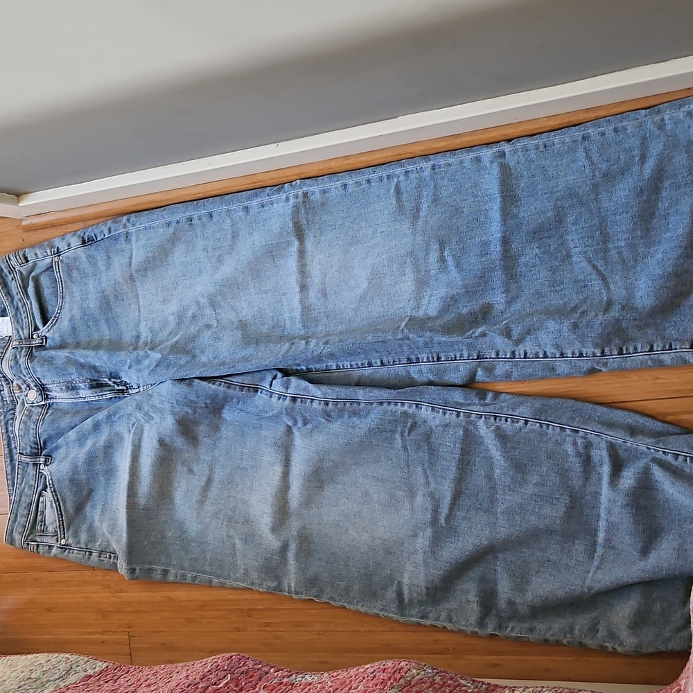 Chico's Light Blue Wide-Leg Jeans - Picture 2 of 5